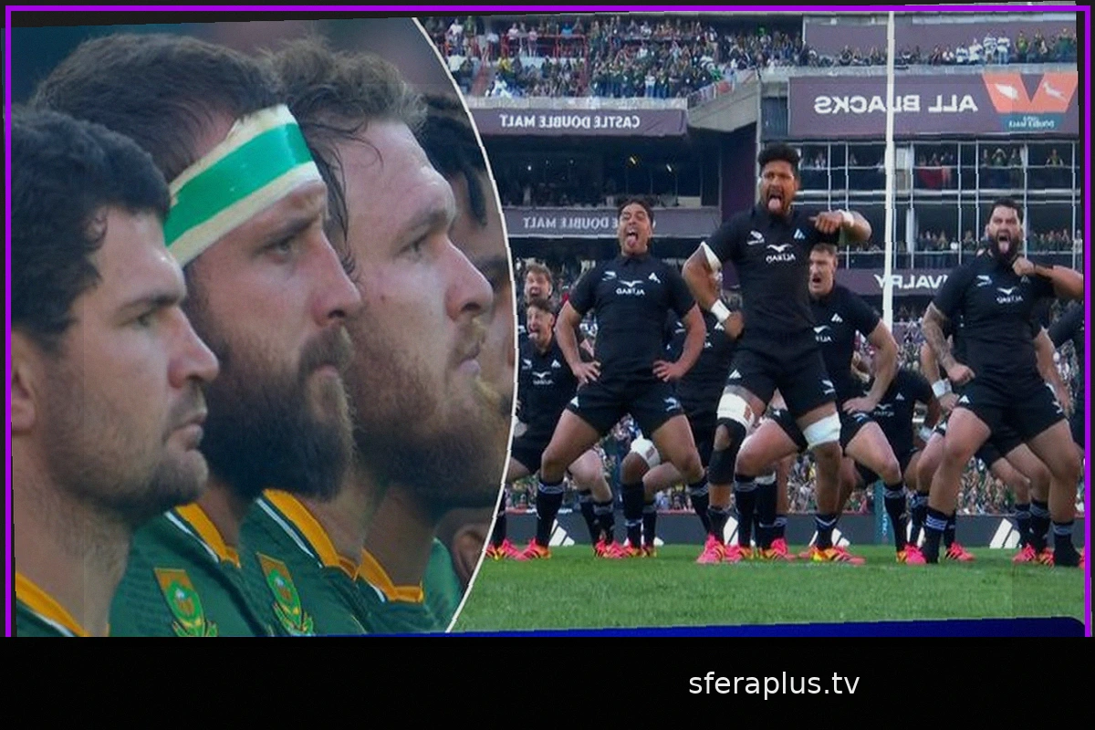 All Blacks одержали сенсационную победу над Springboks в первом Тесте на стадионе "Эллис Парк"
