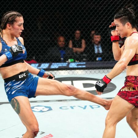 Татьяна Суарес демонстрирует последствия серьезной травмы ноги после UFC 312