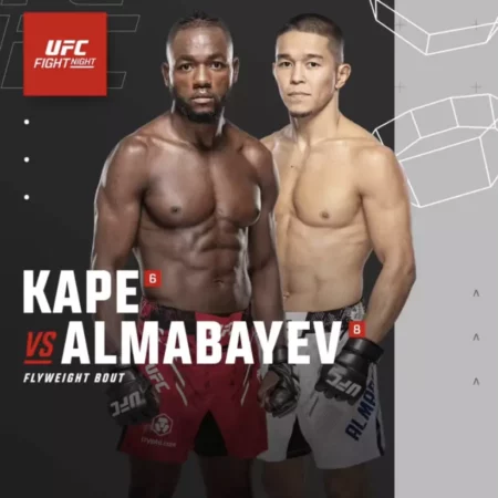 Взвешивание UFC Vegas 103: Капе и Алмабаев готовы к бою