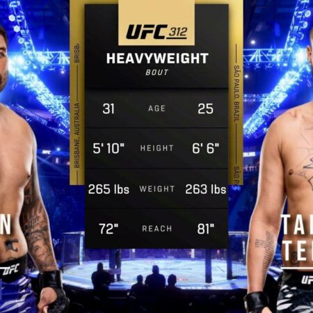 Молниеносная победа Таллисона Тейшейры на UFC 312