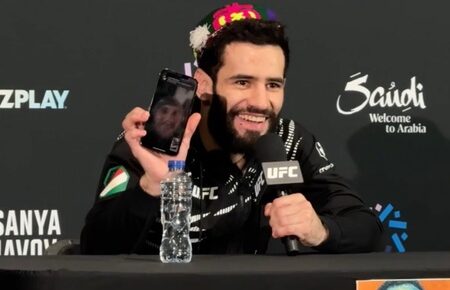 Пресс-конференция после турнира UFC в Саудовской Аравии