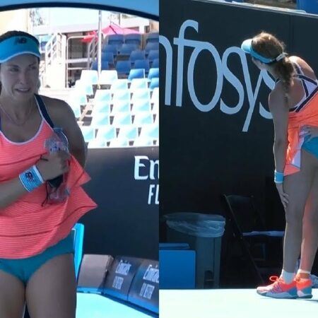 Даниэль Коллинз отдыхает на пляже после насмешек над фанатами тенниса