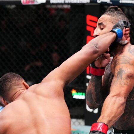 Марио Пинто нокаутировал Остена Лейна брутальным ударом во втором раунде на UFC Vegas 103