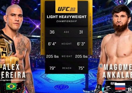 UFC 313: Результаты турнира — Перейра против Анкалаева
