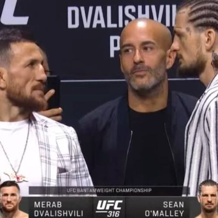Мераб Двалишвили побеждает Шона О’Мэлли в реванше на UFC 316