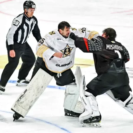 «Авангард» разгромил «Адмирал» на G-Drive Арене, завершив матч вратарской дракой