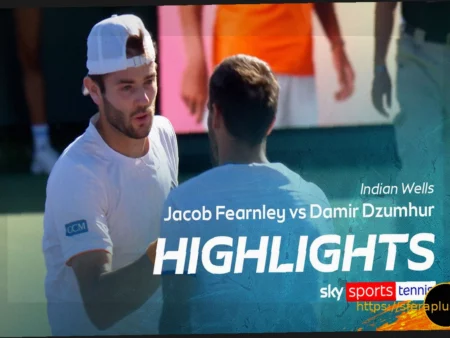 Джейкоб Фирнли прорывается во второй раунд Indian Wells, обыграв Джумхура