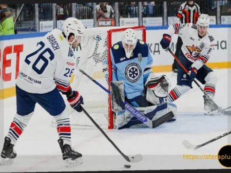 «Металлург» одержал выездную победу над «Сибирью» в третьем матче серии