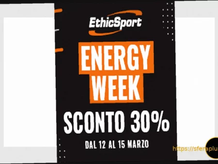Неделя Энергии EthicSport: скидка 30%, но только с 12 по 15 марта