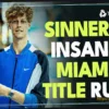 Синнер триумфует в Майами