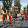 Палермо: Дорожные работы на улицах Берсальере, Криспи и площади Дон Боско