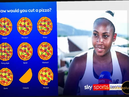 Как вы режете пиццу? Звезды тенниса Индиан-Уэллс раскрывают все секреты!