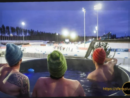 Финляндия: Биатлон при -5° в купальнике – это реально!