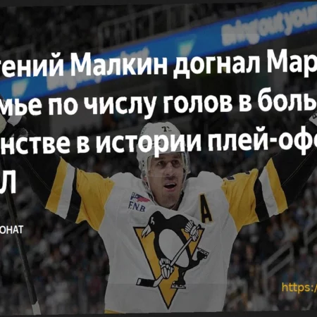 Малкин сравнялся с Лемье по голам в большинстве в Кубке Стэнли