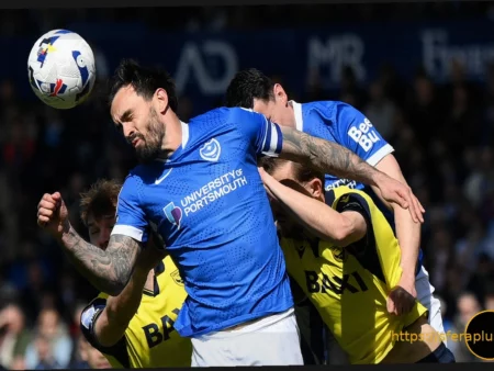 «Портсмут» в меньшинстве отыгрался и удержал ничью с «Оксфордом» в битве за выживание