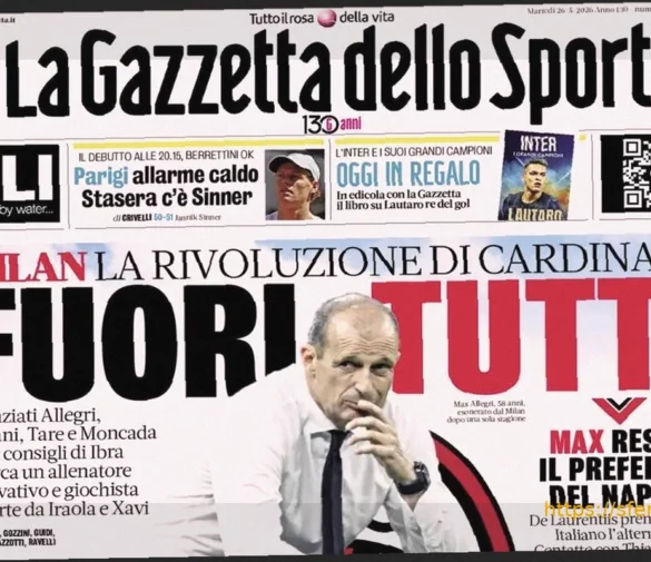 Революция в Милане: «Все на выход» — по данным Gazzetta dello Sport